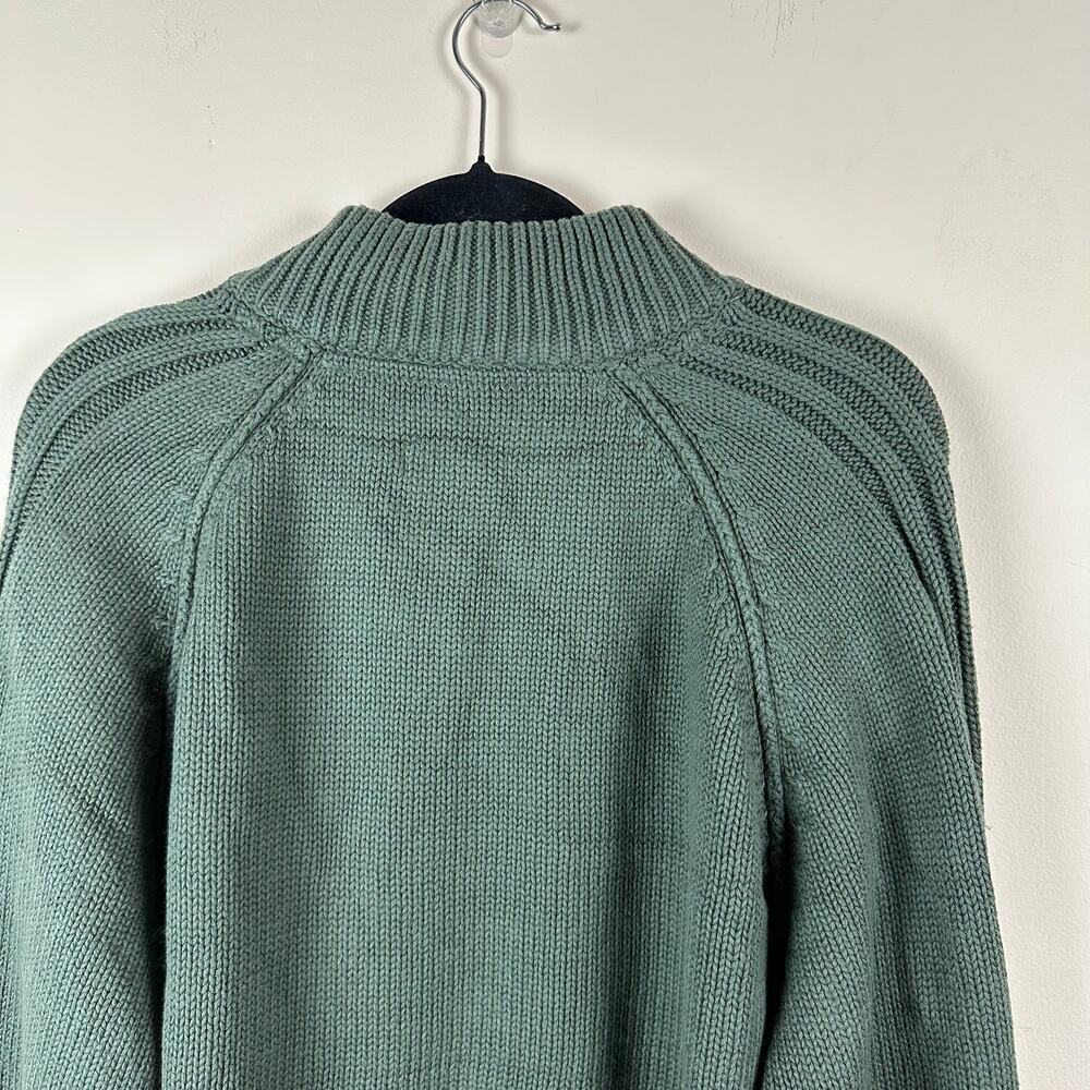 The Territory Ahead Cashmere Blend Henley Mock Neck Sweater Snap Reverse Mens XL - Picture 4 of 8